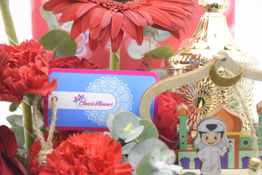 Ramadan Collection: Red Classic Box Arrangement